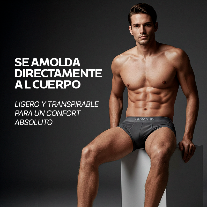 Boxer Comfort Bravón - Tecnología que Respira de seda premium ultra cómoda - ¡Compra 5 y recibe 5 GRATIS!