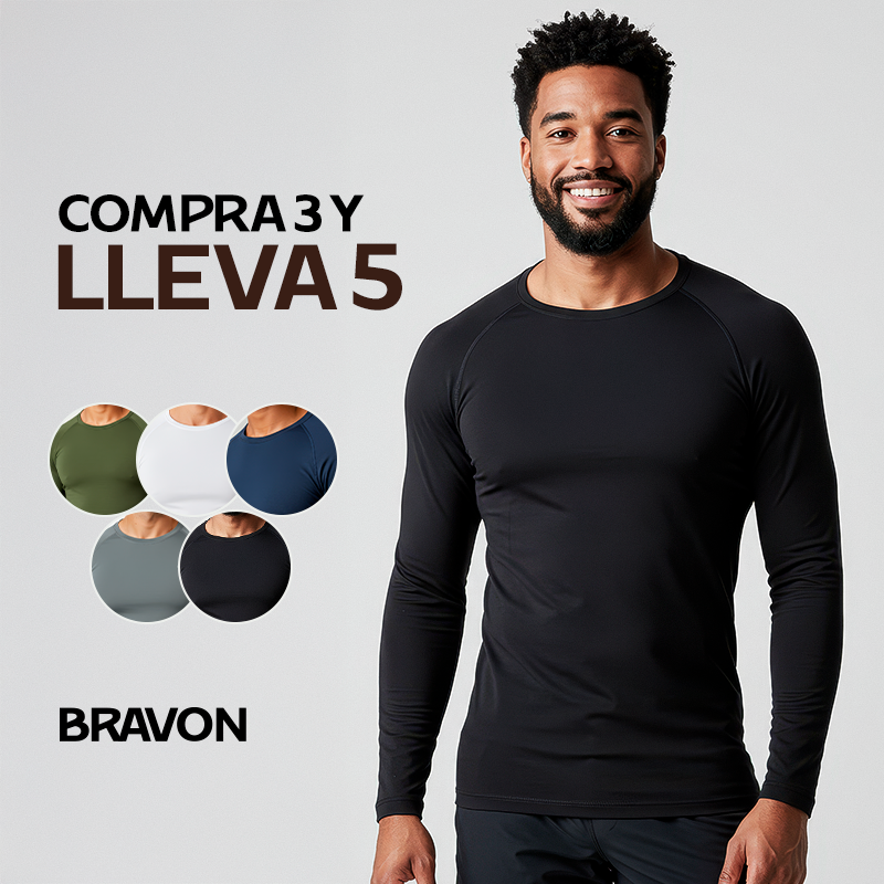 Pack de 5 Bravón Térmica UV – Protección solar y confort en cada movimiento - Compra 3 y lleva 5