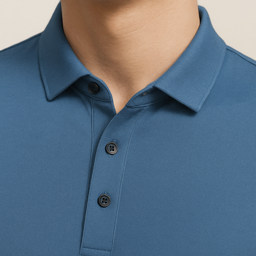 Camisa Polo de Seda para Hombre Bravon