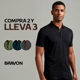Pack de 3 Polo Bravon Tech – Sin olor, sin calor, siempre elegante - Compra 2 y lleva 3