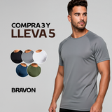 Pack de 5 Bravon Dry Fit - Comodidad Todo el Día - Sin Sudor, Sin Olor, Solo Estilo - Compra 3 y lleva 5