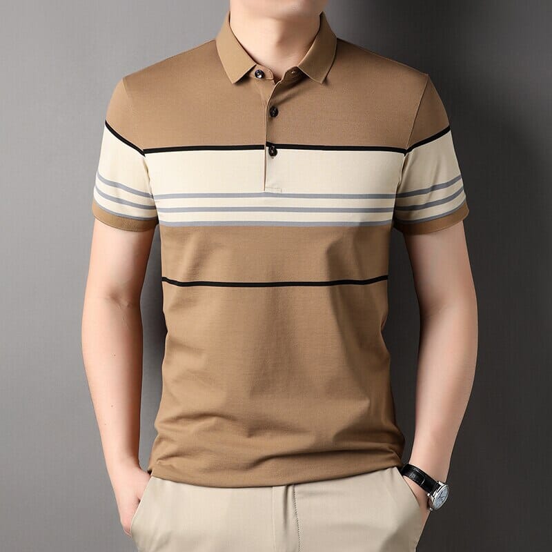 Polo Bravon Argos – Estilo Moderno con Rayas Elegantes