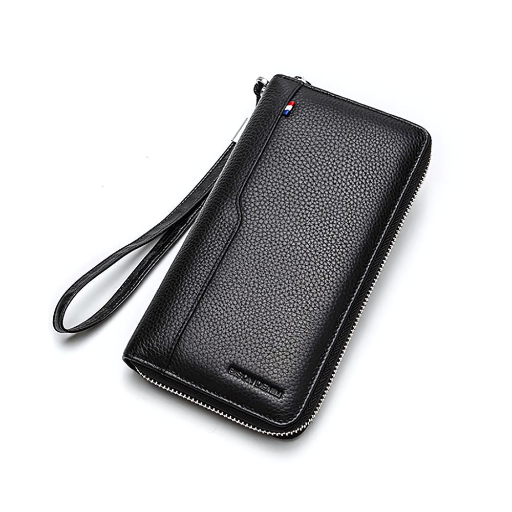 Cartera Bravon Denim Safepocket – Seguridad RFID y Estilo Moderno