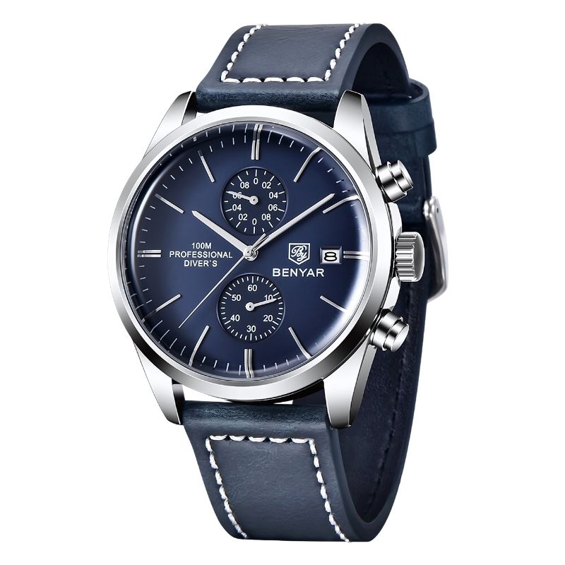 Reloj Bravon Majestic – Elegancia Clásica con Correa de Cuero Premium